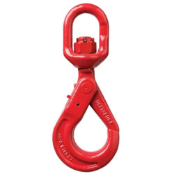 Automatic swivel lifting hook