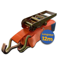 Sangle d'arrimage largeur 75 mm longueur 12m