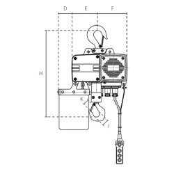 Premium Electric Hoist + Free Radio Remote Control