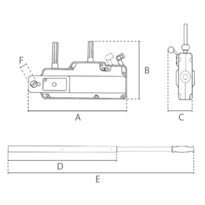 Grip Hoist with Wire Rope – 800 kg Lifting Capacity