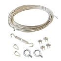 Kit câble inox Ø5 pour garde-corps et jardin