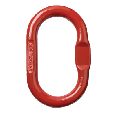 Single-leg textile sling with safety latch hook