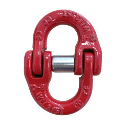 2-leg lifting chain sling with self-locking hooks and shortening hooks