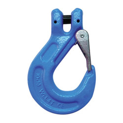 Single-leg chain sling with latch hook