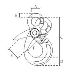 G100 eye sling hook