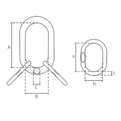 Maille de tête triple caractéristiques