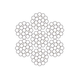 Galvanized wire rope composition