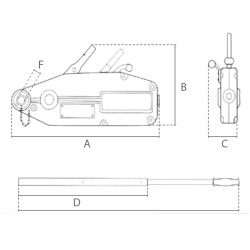 Delta Aluminium Grip Hoist
