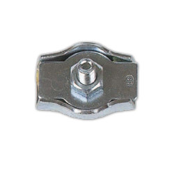 Two bolt flat cable clamp