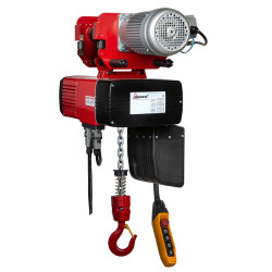 400 V three-phase electric chain hoist with motorised...