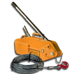 Aluminum Grip Hoist with Wire Rope – 1600 kg Lifting Capacity