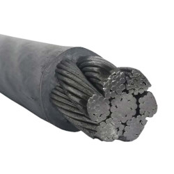 Galvanized Steel Wire Rope Ø6 mm core, PVC coated to Ø8 mm overall