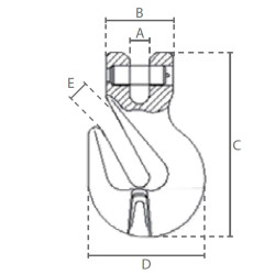 G80 clevis grab hook