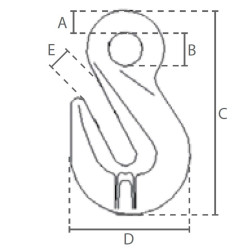 G100 eye grab hook