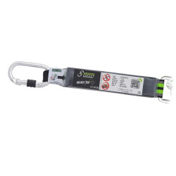 Forked twisted rope lanyard with energy absorber – 1.5 m