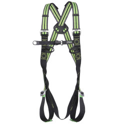 Fall arrest harness with 2 attachment points – one size fits all
