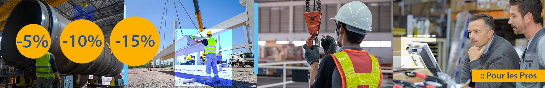 Offre pour les professionnels du BTP et de l'industrie