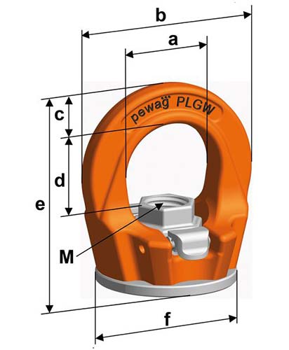 Dimensions anneau femelle Supreme Pewag