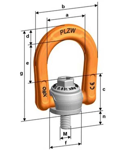 Dimensions anneau pewag Plwz