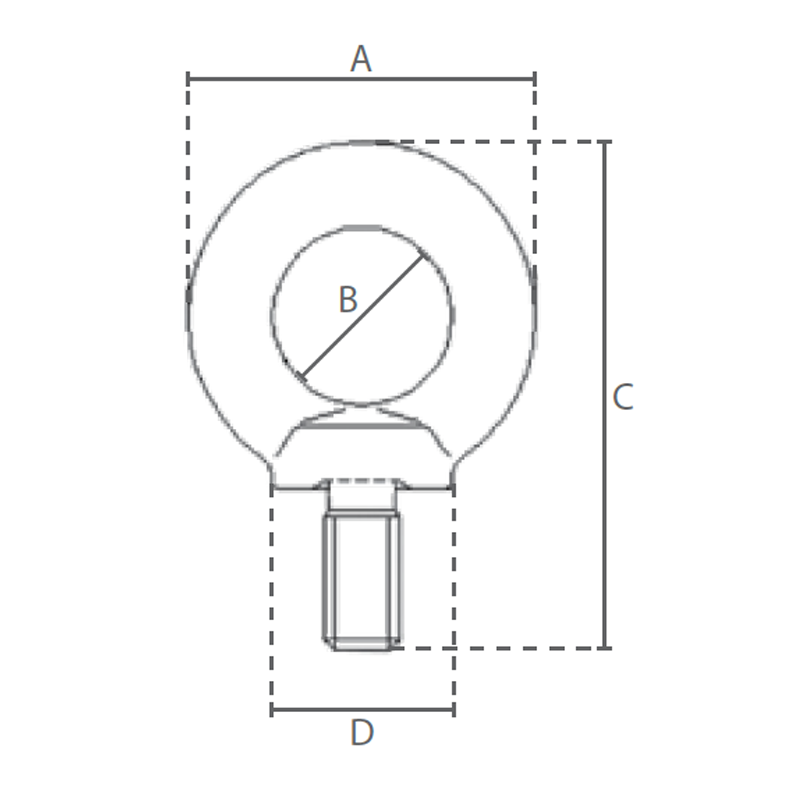 Anneau Mâle HR dimensions